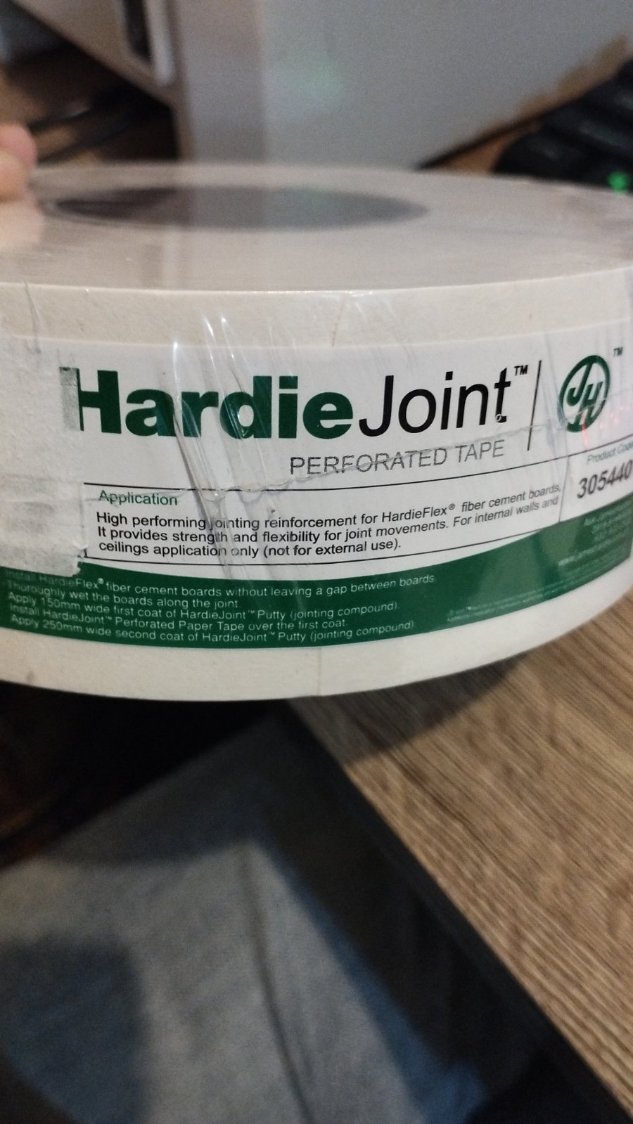 Hardie Joint , Hardiejoint Hardieflex Perforated Tape 2Inch Width x