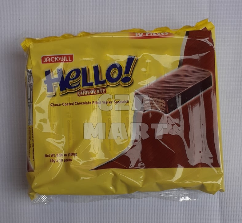 Jack 'n Jill Hello! Choco-Coated Wafer Sandwich - Choclate and Vanilla ...