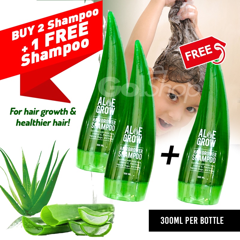 ALOE GROW Shampoo & Conditioner Certified Organic Miracle Plant