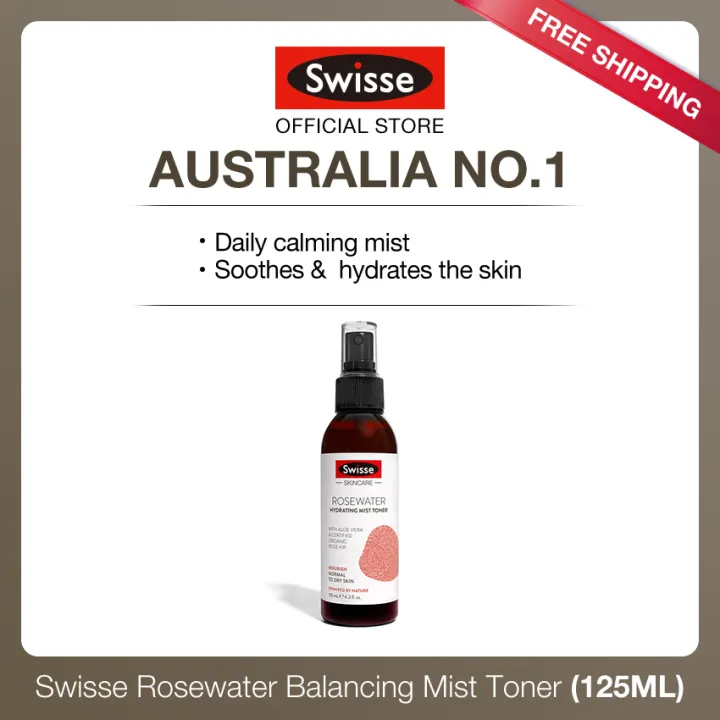 swisse rosewater hydrating mist toner
