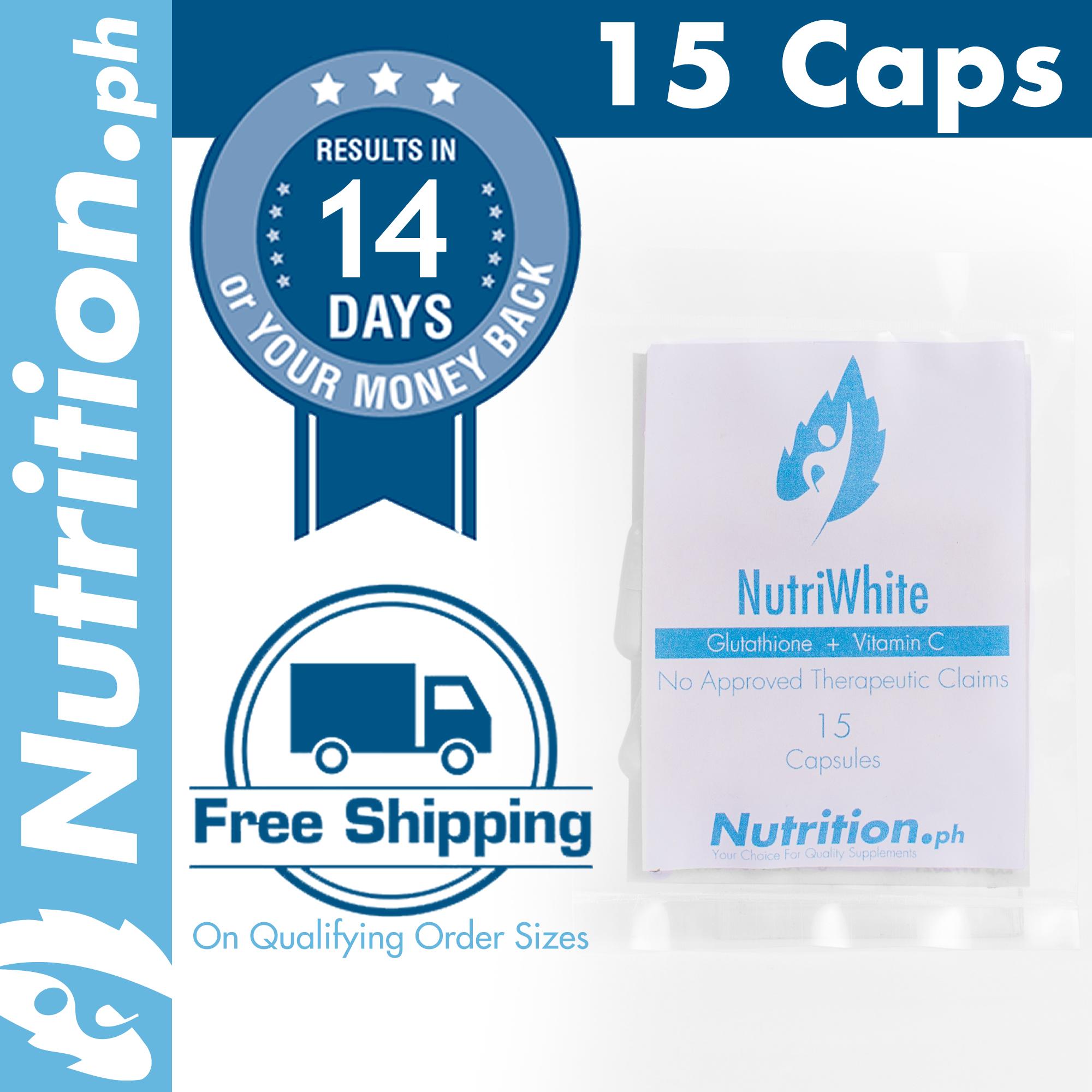 Nutrition.ph NutriWhite (15 Caps) Whitening, Gluta, supplement, Glutathione,  Skin Whitening, Pills, Capsules | Lazada PH