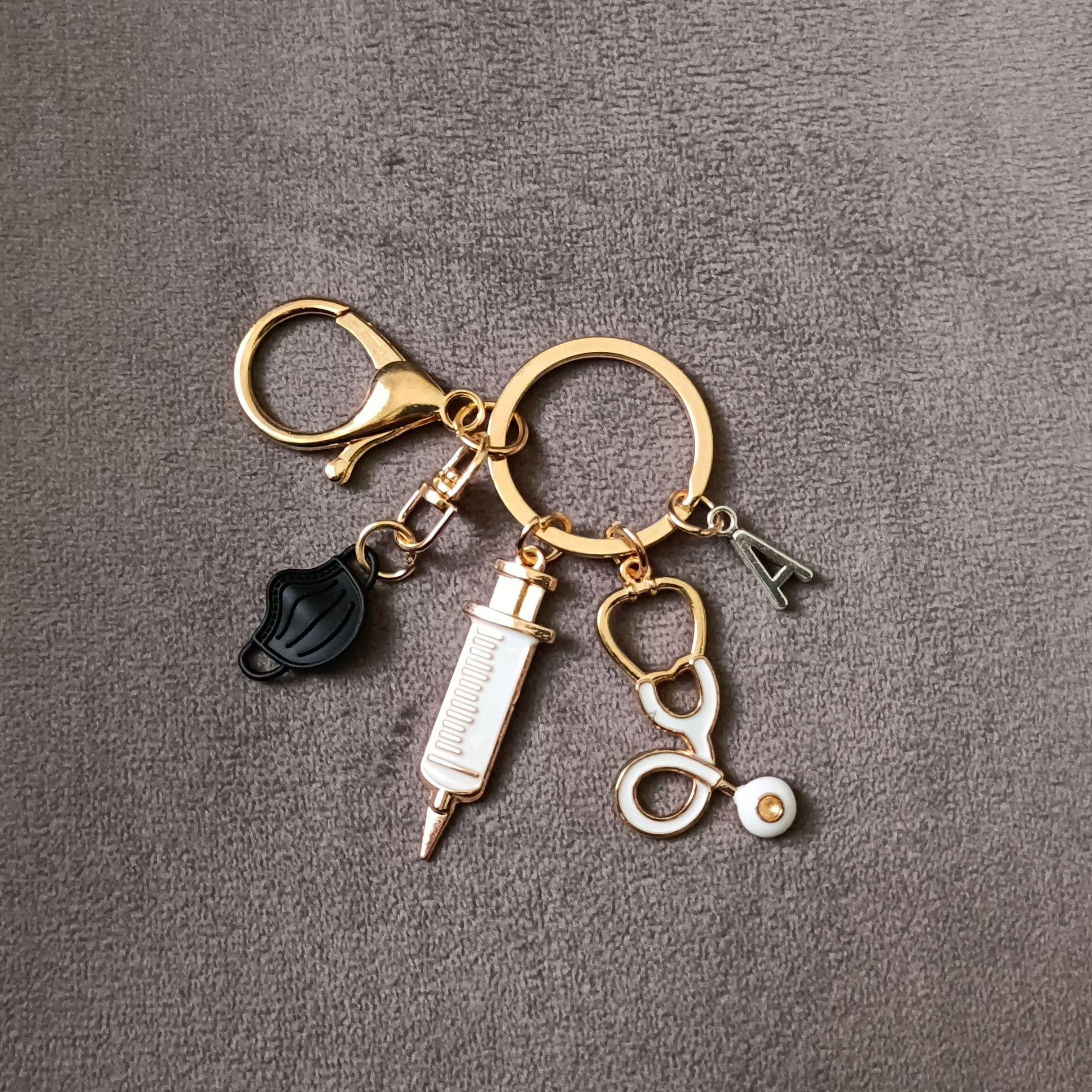 Syringe Keychain ๐ฅCadia๐ Nurse Doctor Mask Keychain Medical Paramedic Syringe Syringe ...