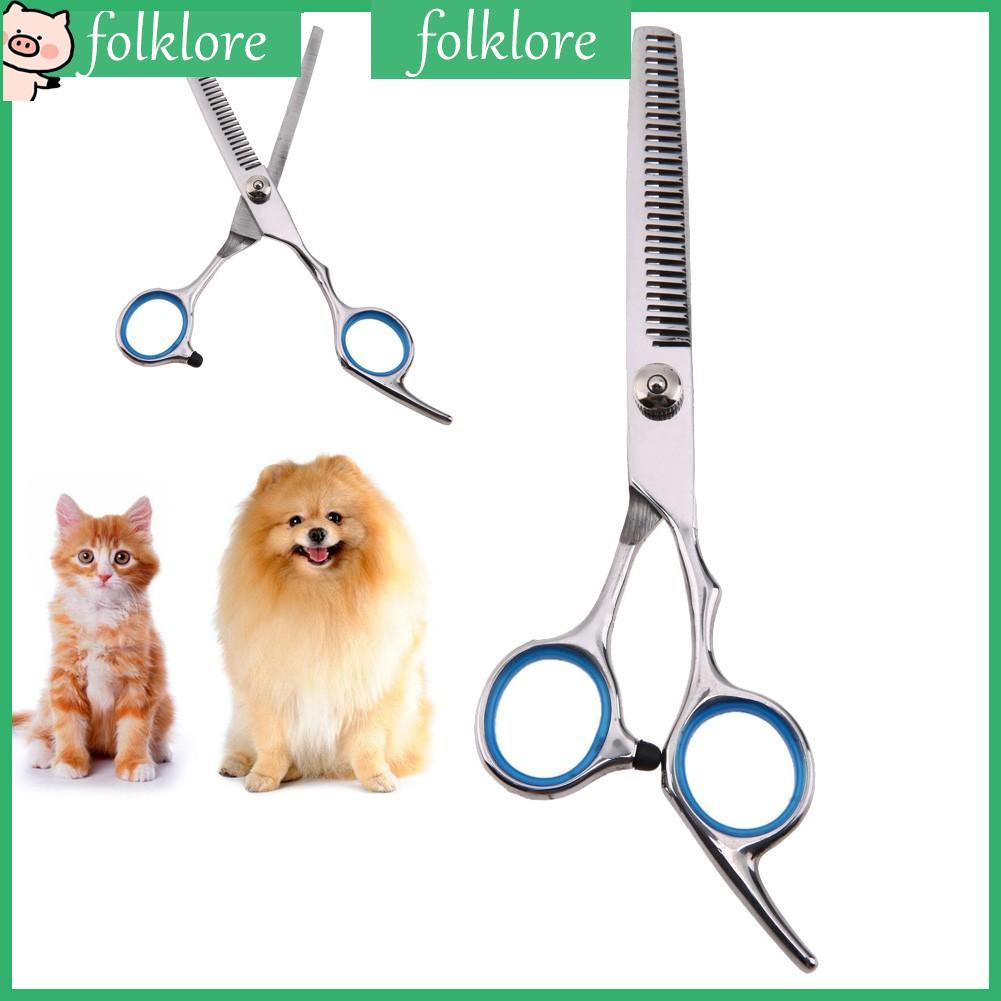 Pet Dog Grooming Thinning Scissors Toothed Blade Shears Lazada PH