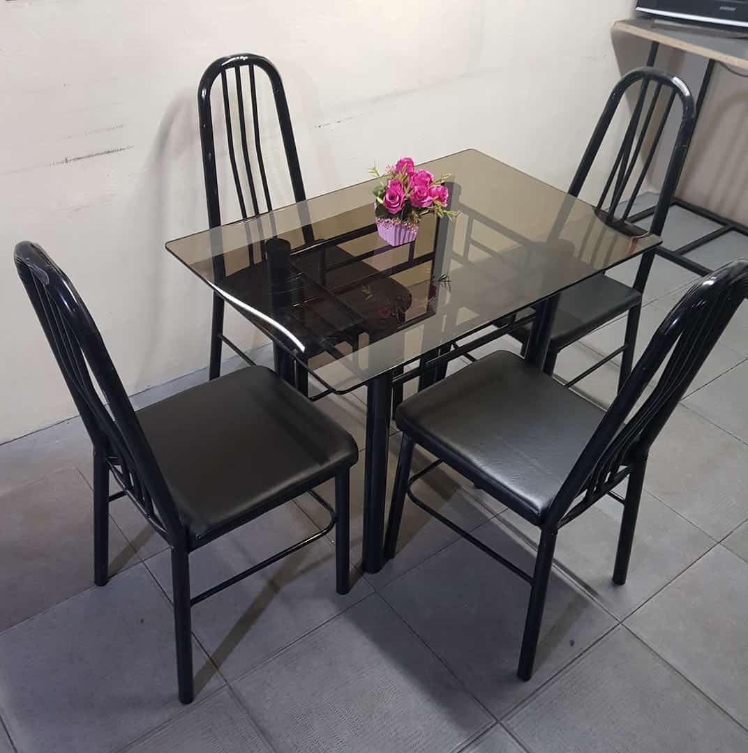 Dining Set Glass Table 4 Seater Lazada Ph, 10 Seater Glass Dining Table And Chairs Philippines