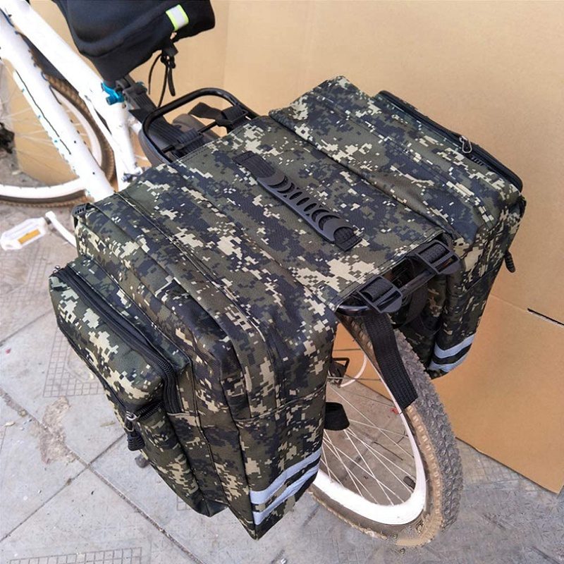 Bicycle Bags Luggage Rack, 30L Luggage Bags for Bike, Double Bag Bike