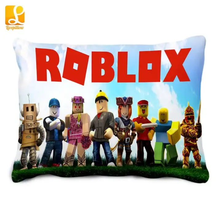 Roblox Pillow 01 13x18 Inches Roblox Gift Card Toys Accessories Birthday Party Supplies Figures Set Costumes Jailbreak Museum Heist Mystery Box Noob - jail break bday cake roblox