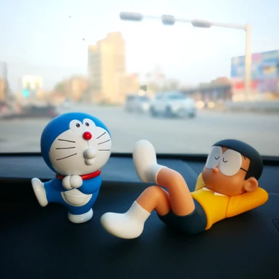 DXNZVA Children Gift Collection Model Toy Figures Action Figure Toys Car Ornaments Doraemon Figure Napping Nobita