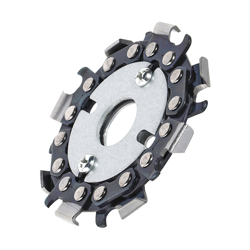 2.5 Inch 8-tooth Chain Disc Saw Wood Slotted Small Saw Blade Angle Grinder Chain Disc Woodworking Chain Saw Disc