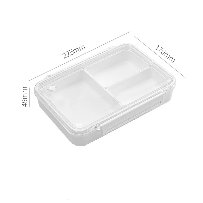 Lunch Box Bento Box Microwave Safe Refrigerator Box Salad Fruit Box ...