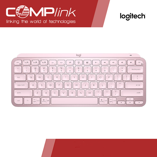 LOGITECH MX KEYS MINI Minimalist Wireless Illuminated Keyboard Rose ...