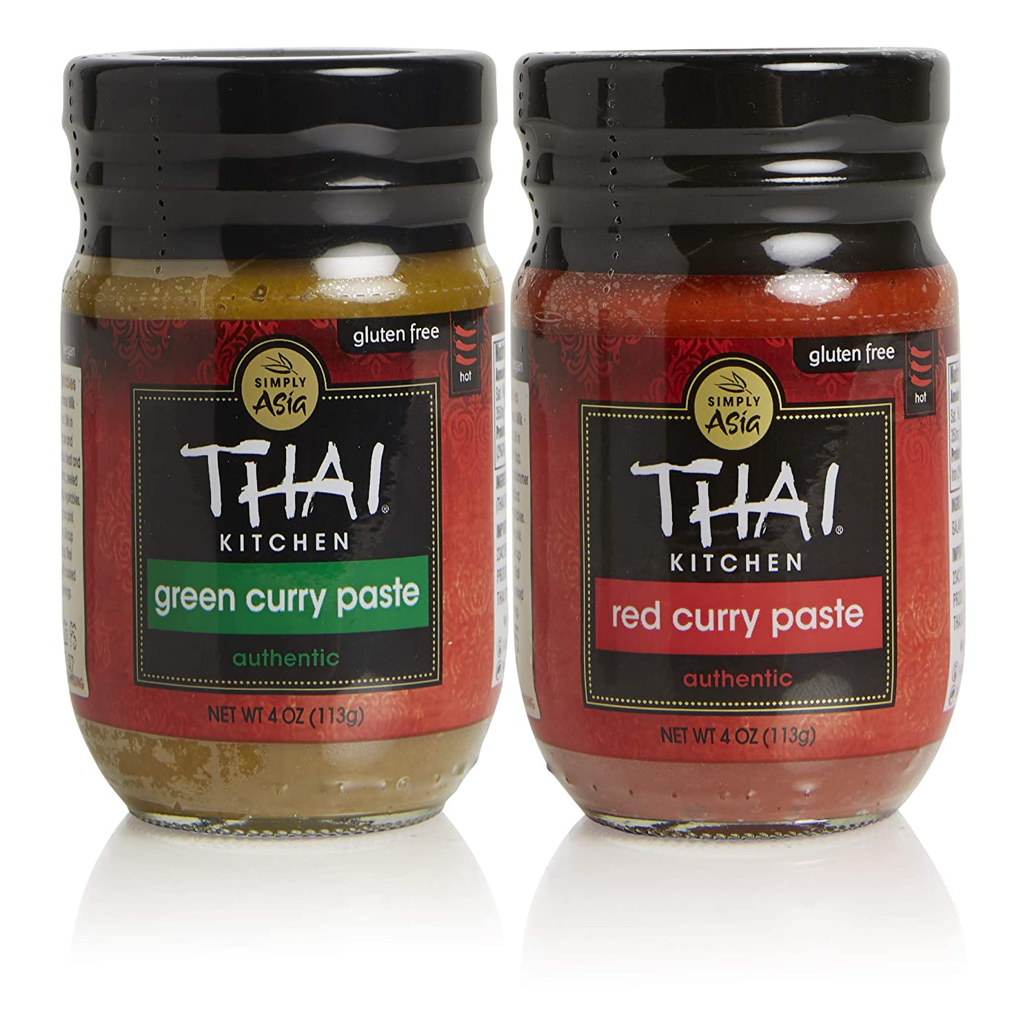 Thai Kitchen Curry Paste Combo Pack, Includes Each of Red and