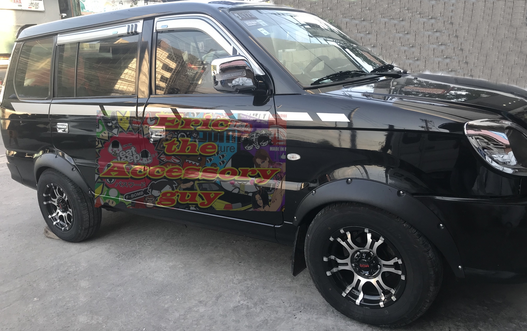 Fender flares for Mitsubishi Adventure with Stainless steel screw sets