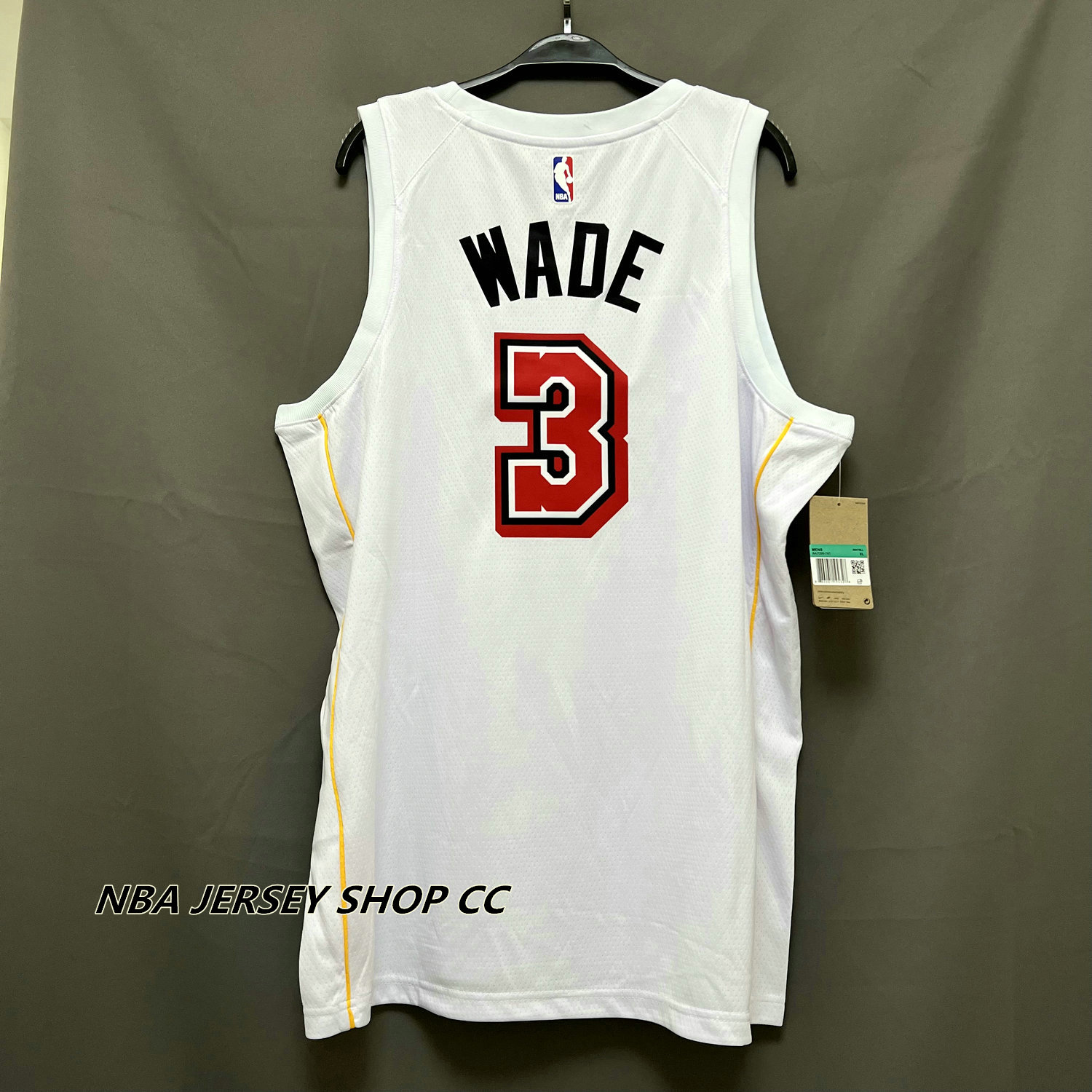 2023/24 Miami Heat WADE #3 White NBA Jerseys