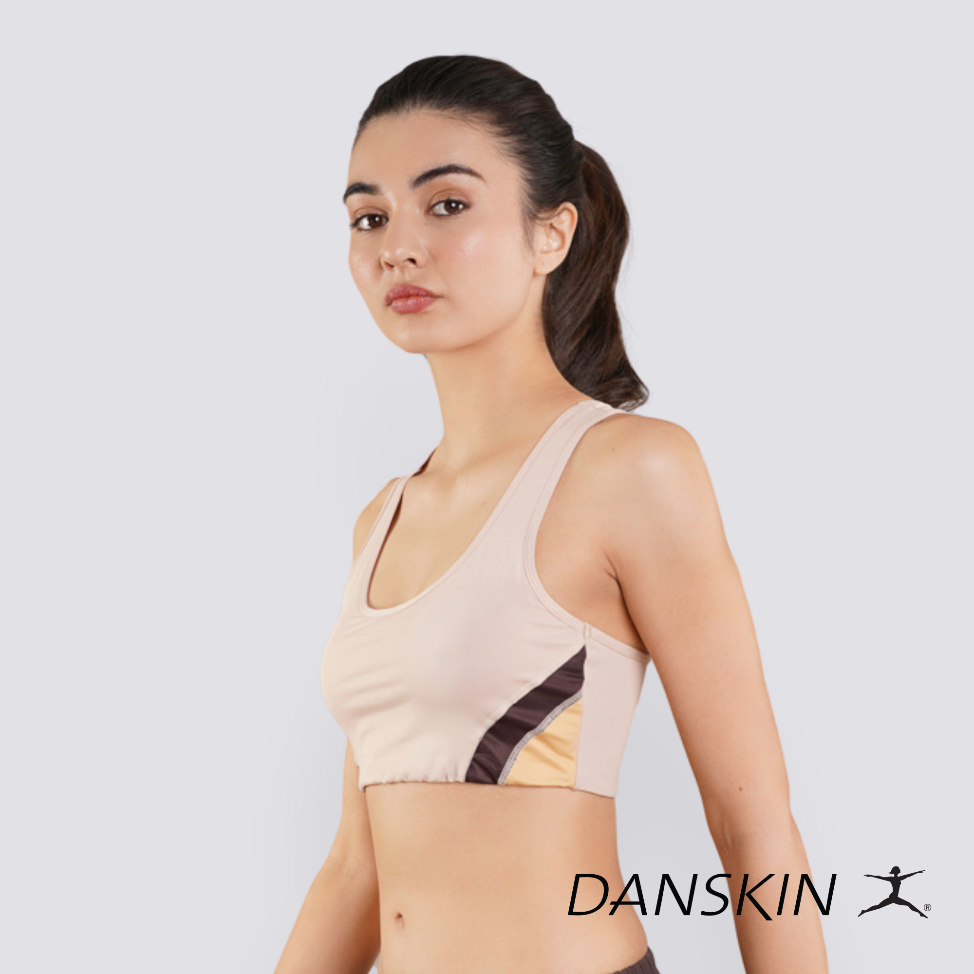 Danskin Crunches Fitness Sports Bra with Removable Pads Women Activewear