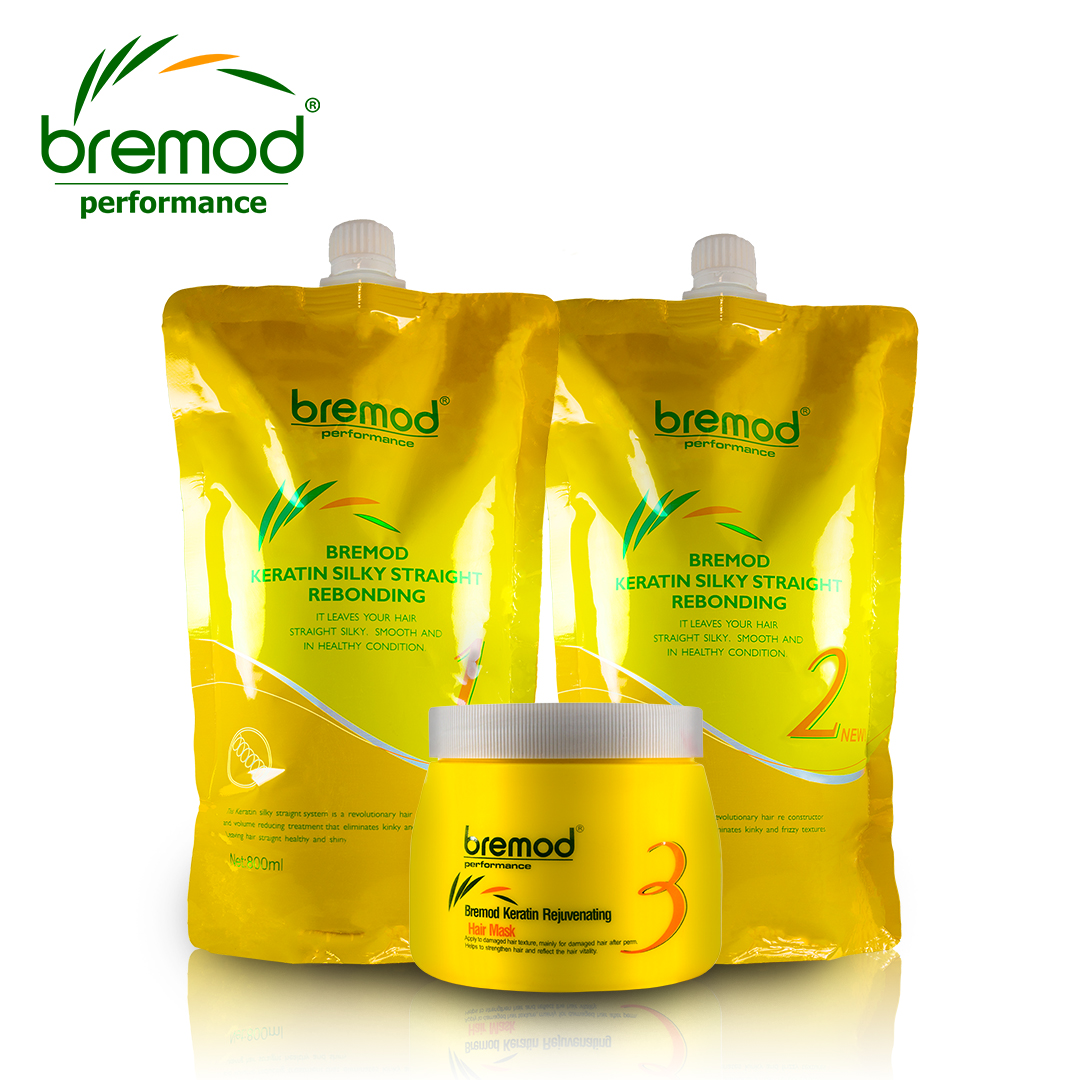 Bremod Hair Treatment Silky Rebonding with Bremod Rejuvanating Hair