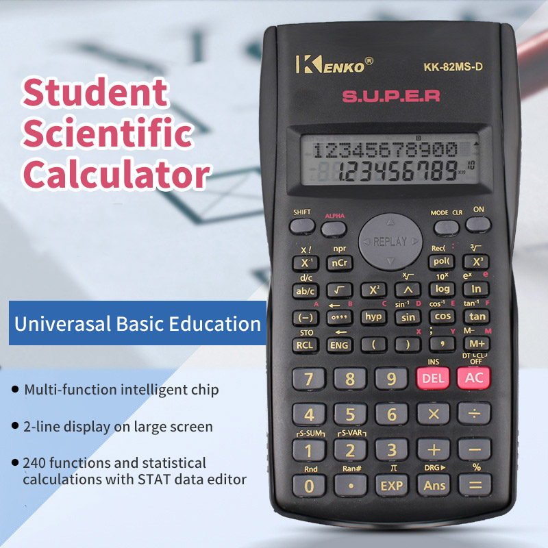 Portable Scientific Calculator Electronic Student Calculator