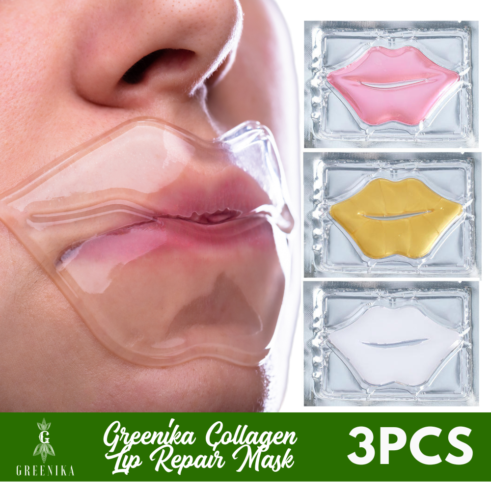 [ 3 PC LIP COLLAGEN MASK ] Greenika Collagen Lip Mask Lip Treatment for