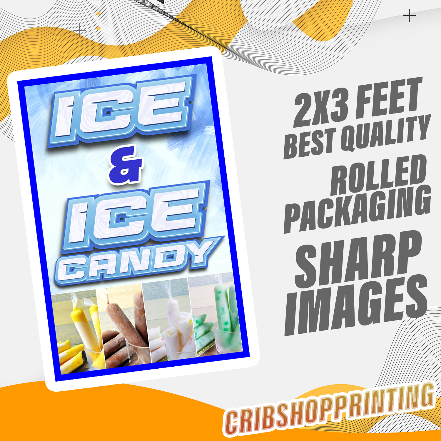 ICE CANDY AND ICE FOR SALE TARPAULIN Lazada PH