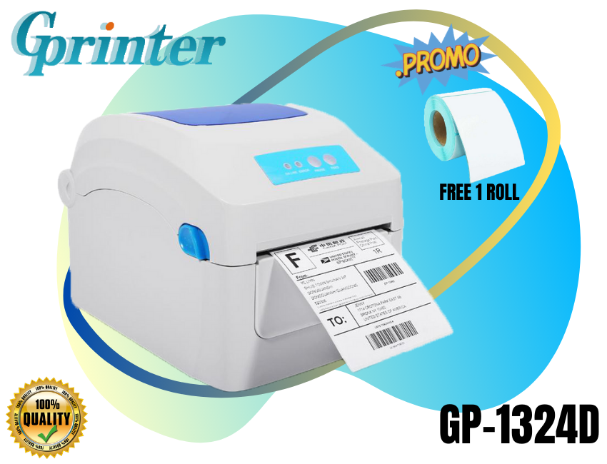 Как подключить термопринтер gprinter gp 1324d