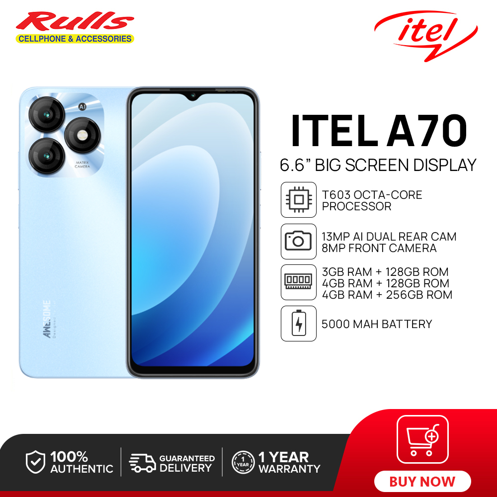 ITEL A70 Smartphone 3GB+128GB 4GB+128GB 4GB+256GB T603