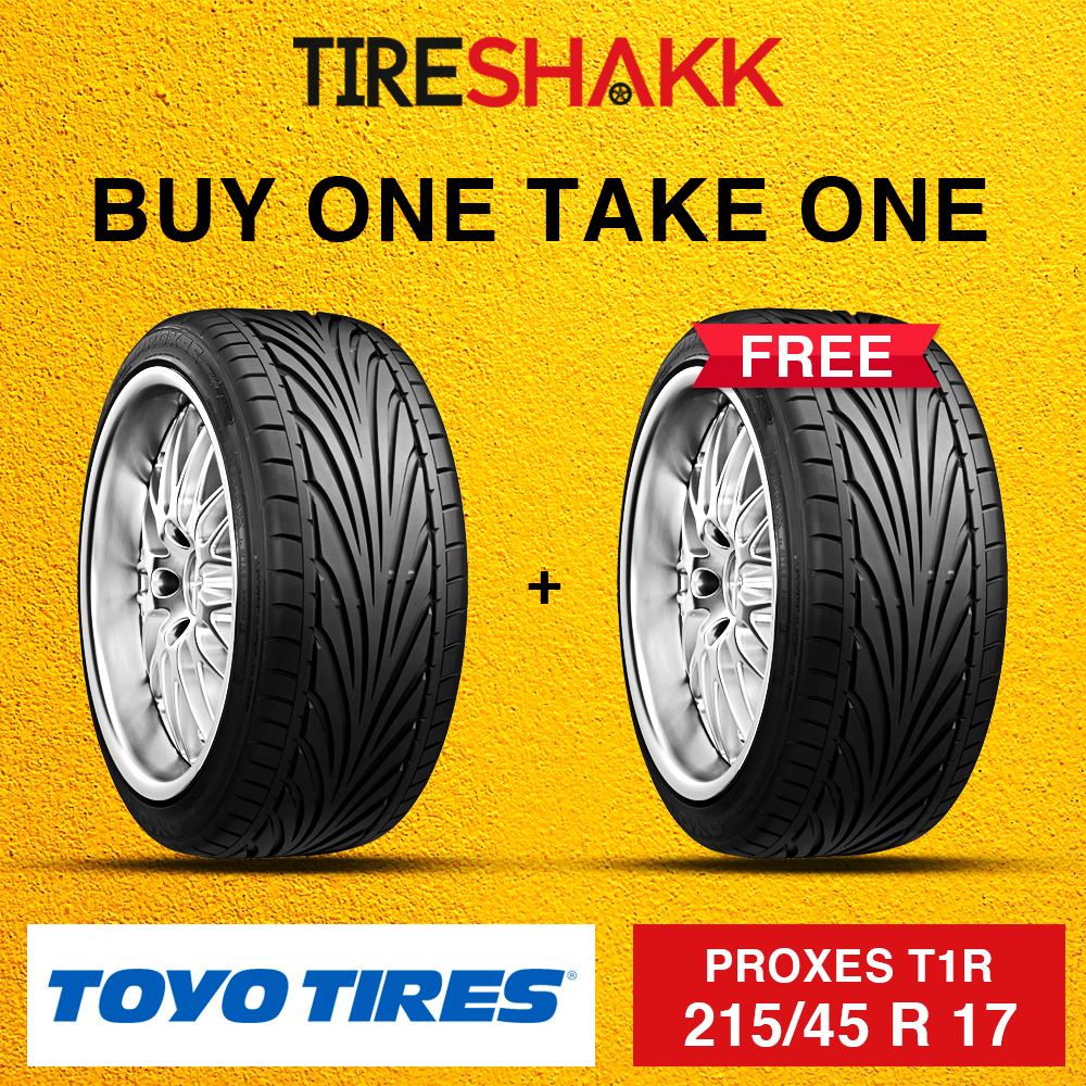Buy One Take One 215 45 R 17 Toyo Tires Proxes T1r Passenger Car Tires Lazada Ph
