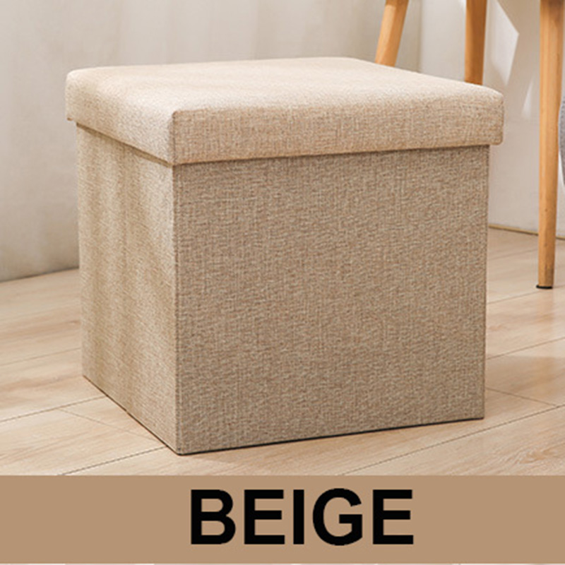 HOMEYOUNG Rectangular storage stool sit adult sofa folding storage ...