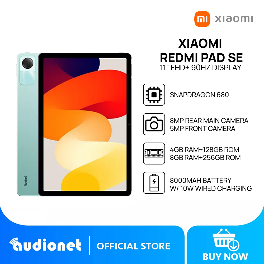 Xiaomi Redmi Pad SE Global Tablet 4GB RAM, 128GB/256GB, Snapdragon 680,  90Hz, 11 Display, 8000mAh Realme 2 Pro Battery, 10W Charging, MIUI 14 From  Mi668, $158.3