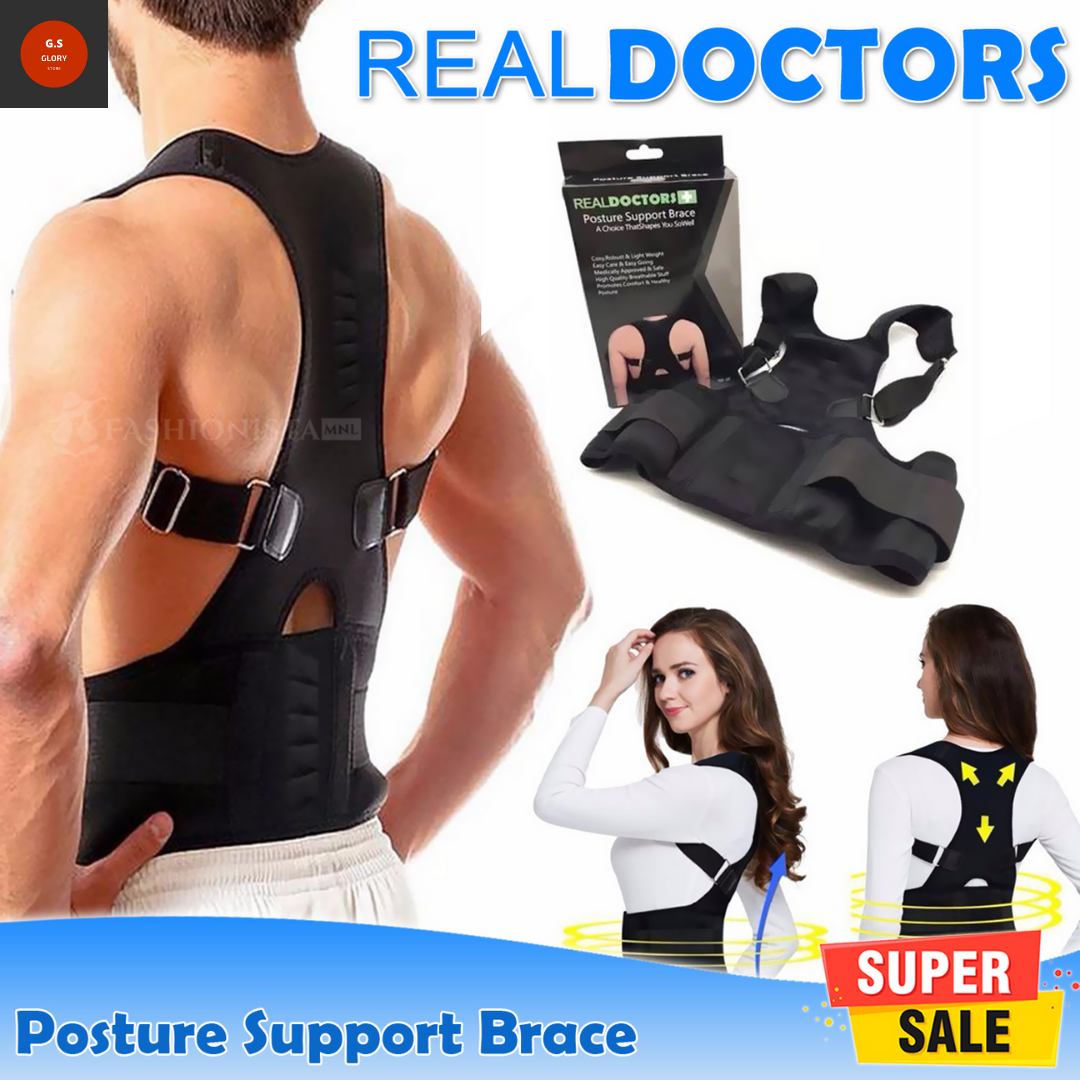real doctors posture support brace