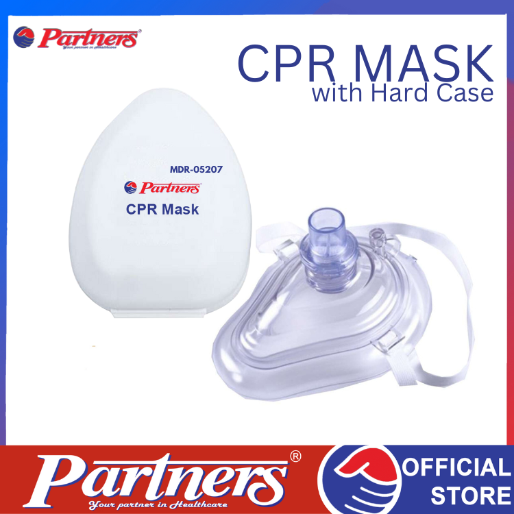 PARTNERS CPR mask with Hard Case 1 piece Lazada PH
