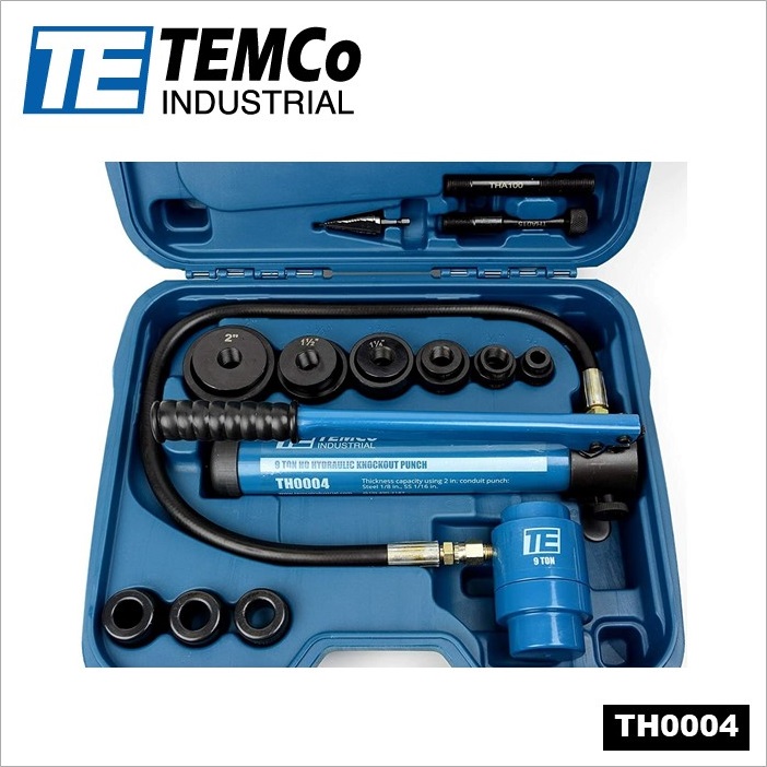 Temco 1/2inch to 2inch Hydraulic Knockout Punch Set TH0004 Lazada PH