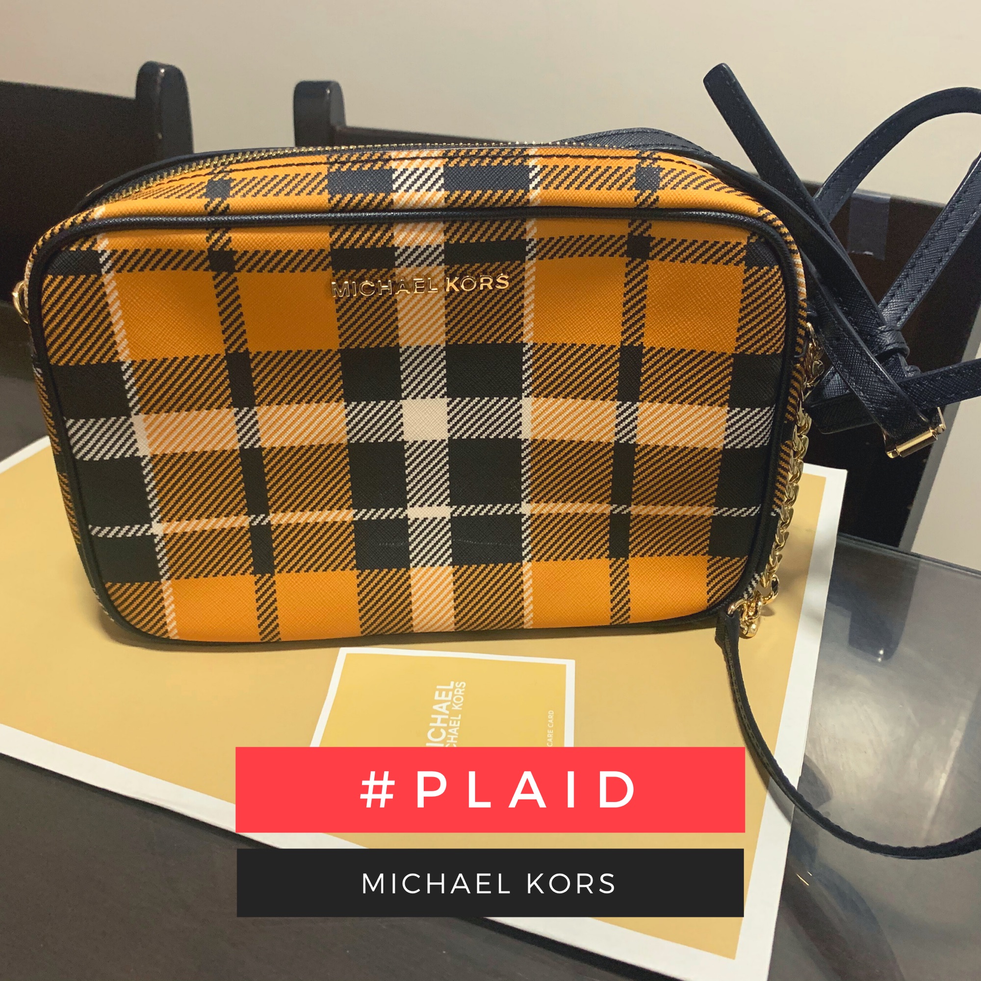 michael kors plaid handbags