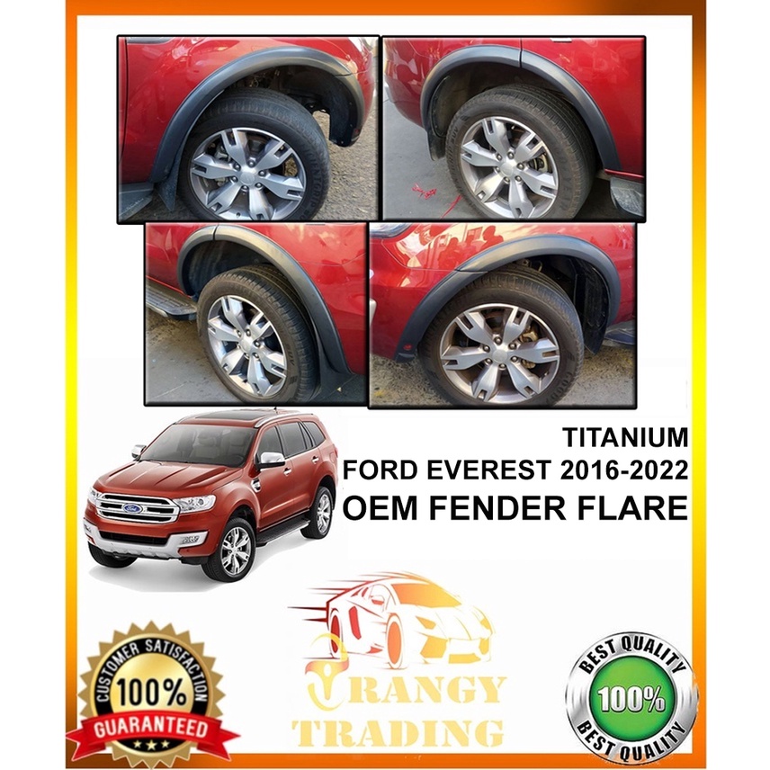 car fender flares car fender flare universal Ford Everest 2016 to 2022