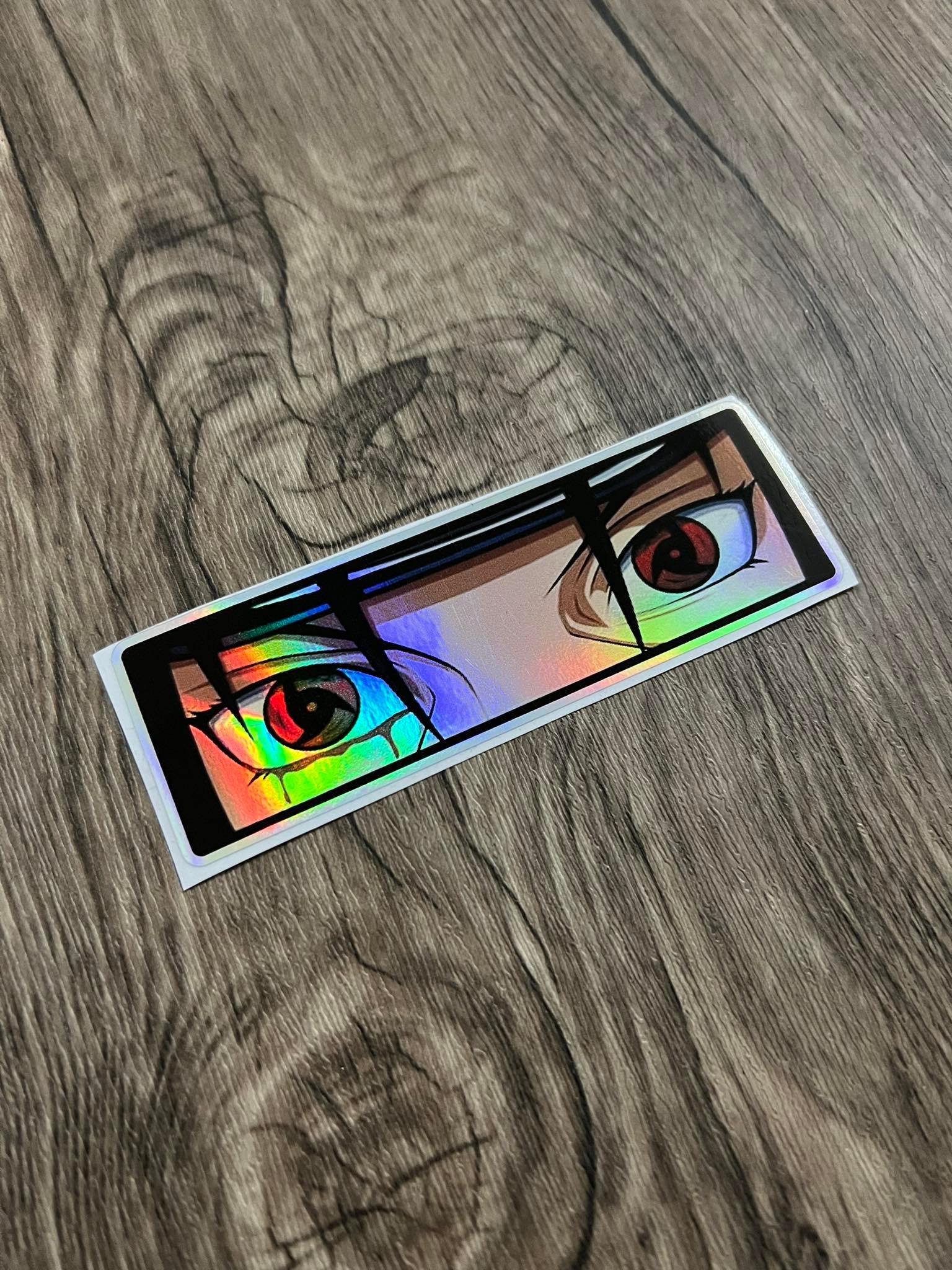 Anime Hologram Naruto Character Decals Sticker Lazada PH