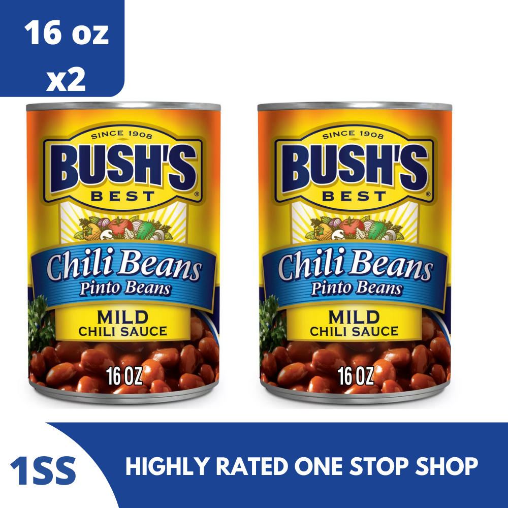 Bush's Mild Pinto Chili Beans 16oz set of 2 (Exp Jan 2024) Lazada PH