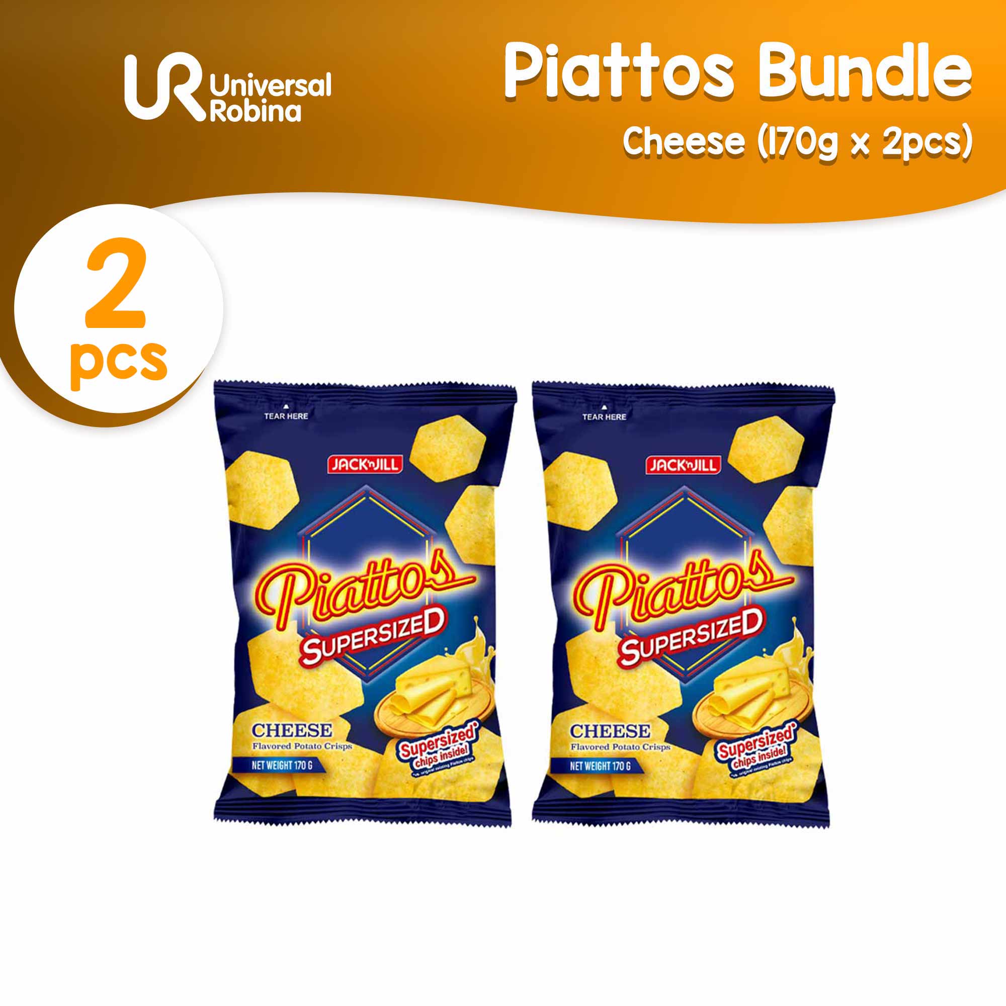 Piattos Cheese Party Pack Bigger Chips 170g ubicaciondepersonas.cdmx