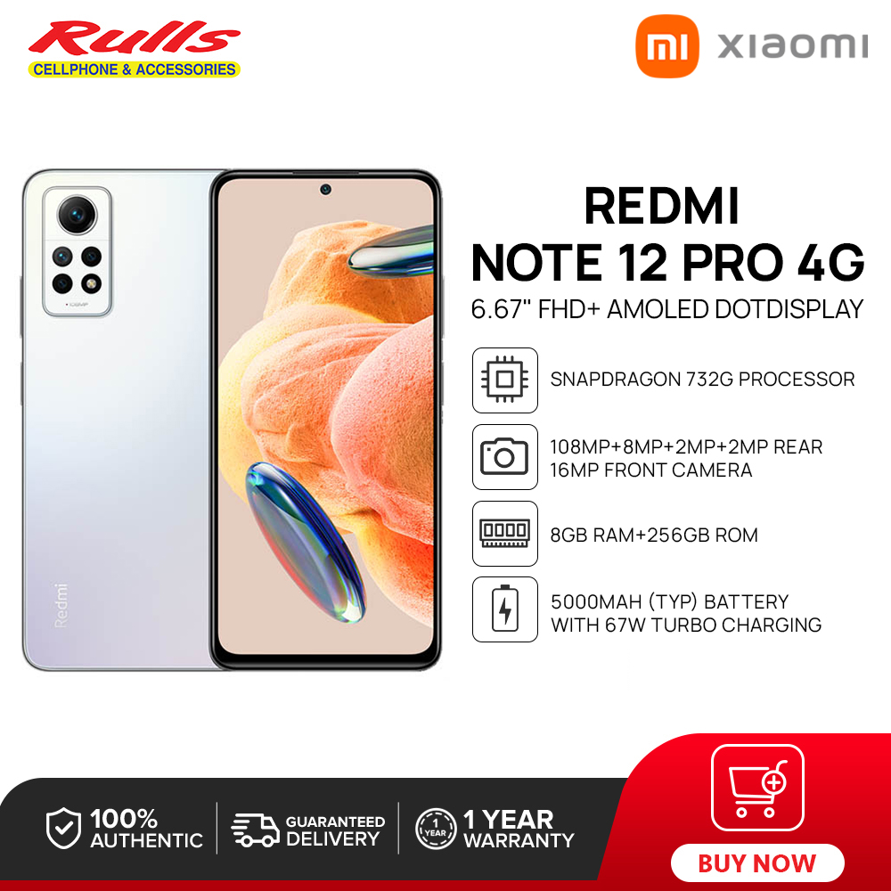 Smartphone Xiaomi Smartphone Redmi Note 12 4G 8 Go RAM 256 Go ROM