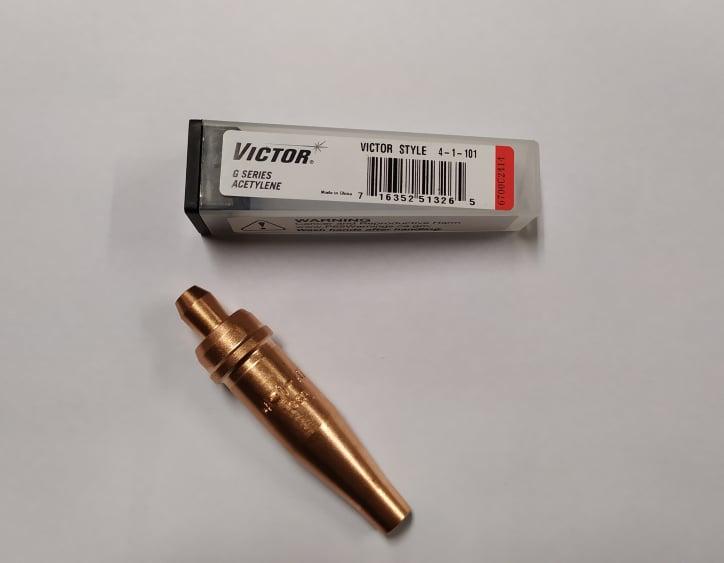 2 Acetylene Cutting Torch Tips 4-1-101 FITS VICTOR 