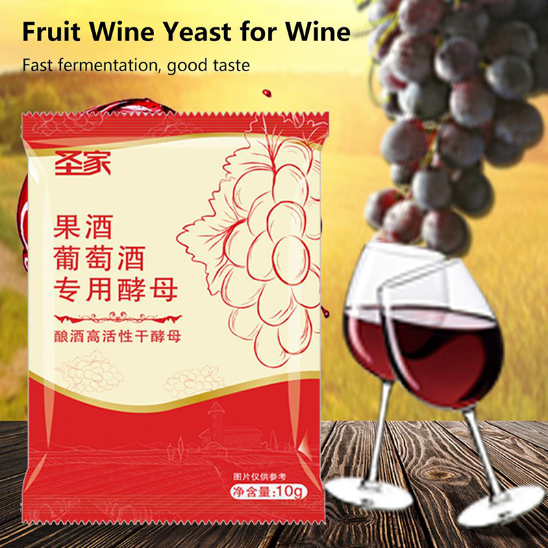 Wine Yeast, Fruit Wine Yeast Home Brewed Red Wine Koji Starter 10g Dry