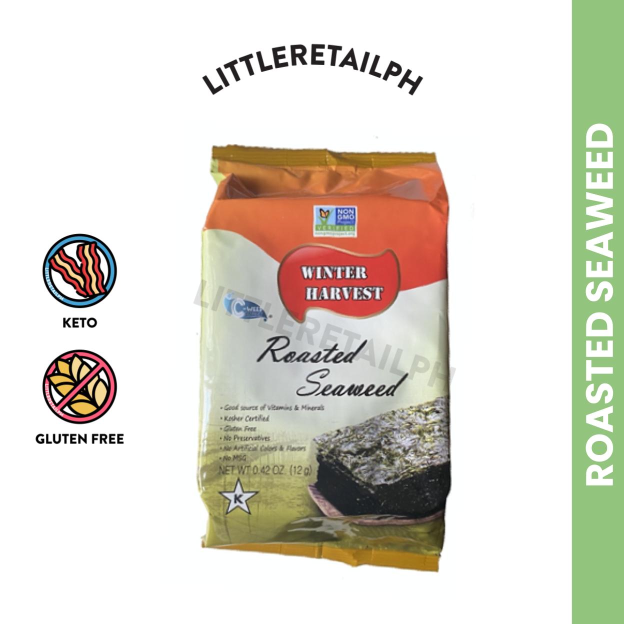 Roasted Korean Dried Seaweed (Nori Sheets) Winter Harvest Seasoned