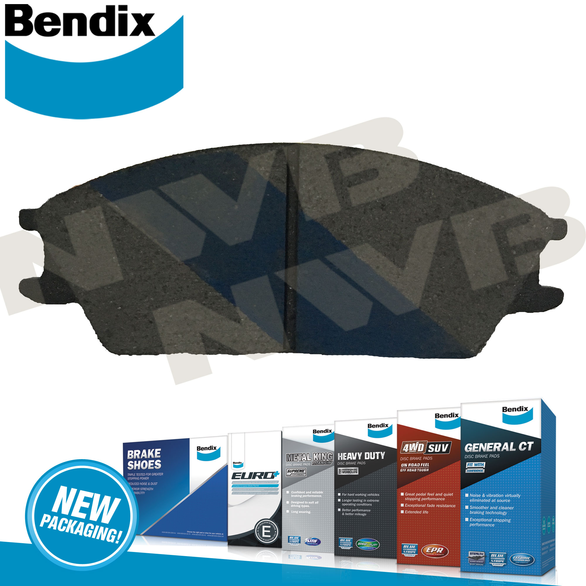 Bendix Brake Pads Front Set GCT for Hyundai Eon 20122017, Getz 2006