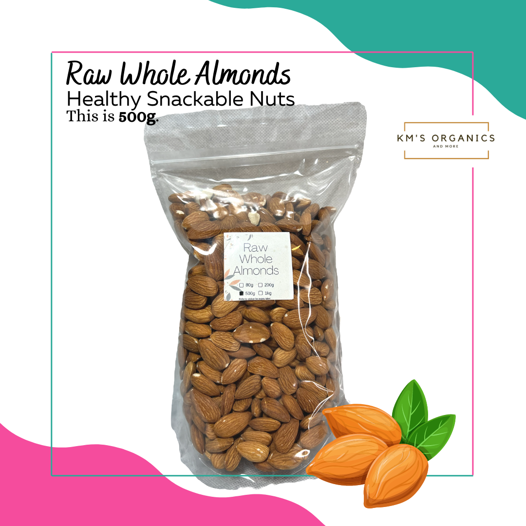 Whole Almonds 500g Pack Healthy Snack Low Carb Korean Favorite