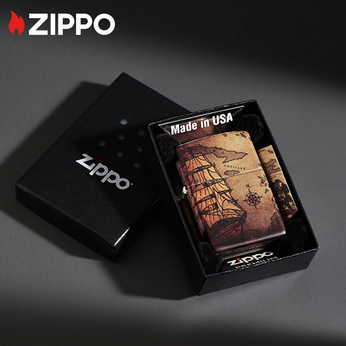 Zippo 49355 Pirate Ship Design