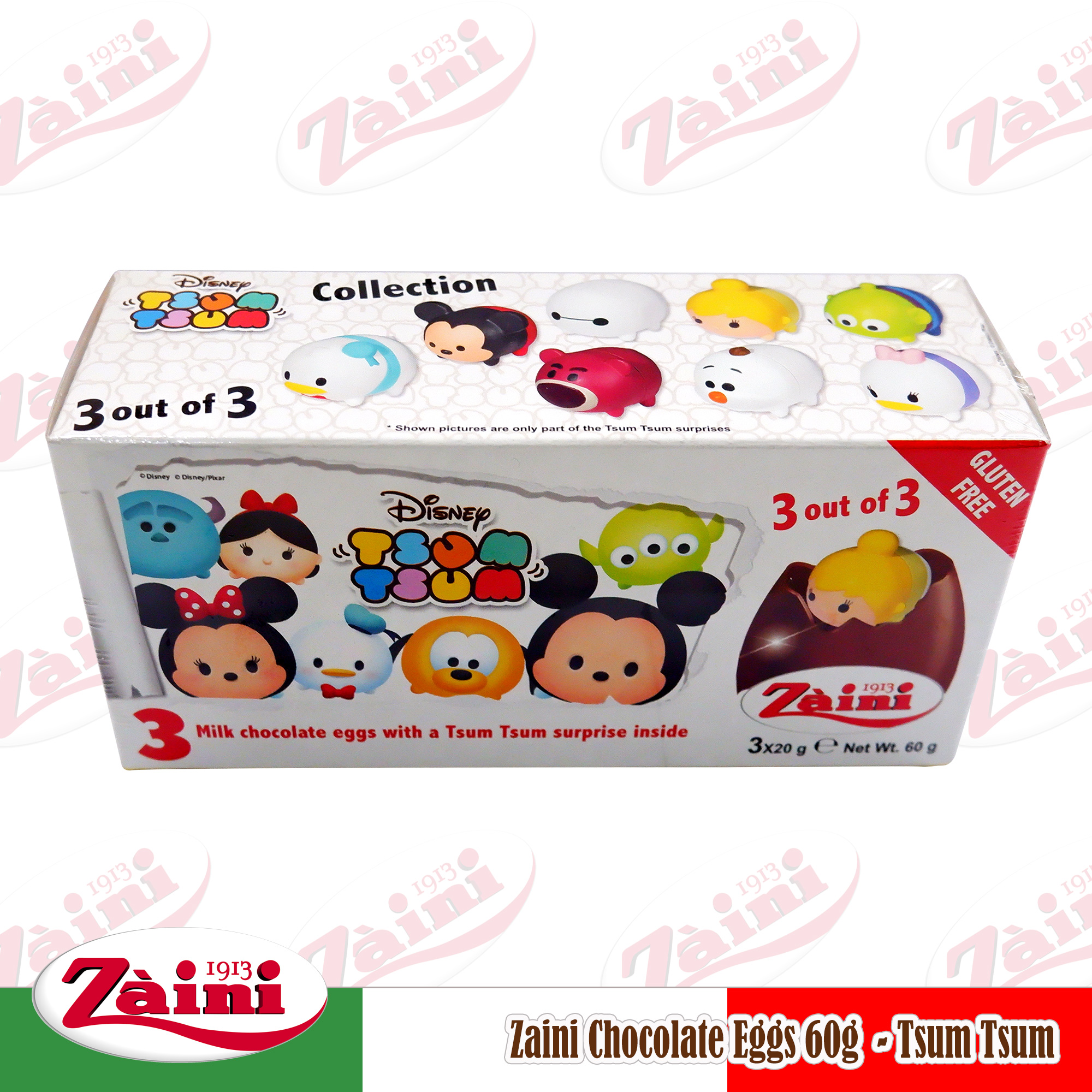 zaini tsum tsum chocolate eggs