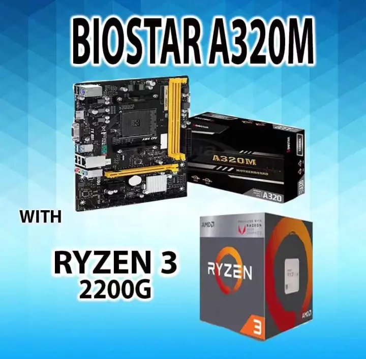 Biostar A3mh Bundle With Am4 Processors Amd Ryzen 3 30g 4 Core 3 6 Ghz 4 0 Ghz Max Boost Lazada Ph