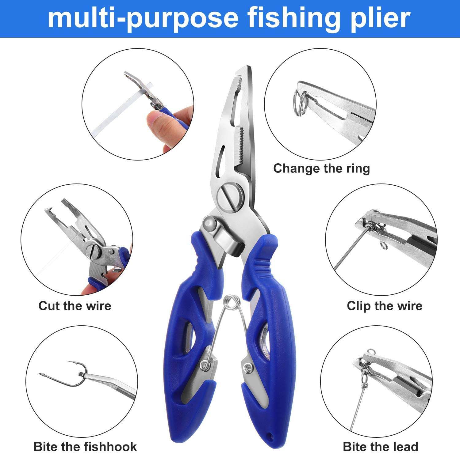 101PCS Fishing Lure Set Fishing Bait Set Including Spinners,VIB,Treble  Hooks,Single Hooks,Swivels