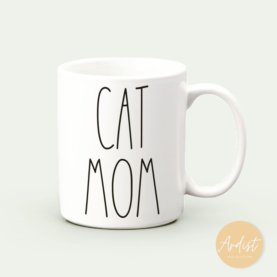 cat mom mug