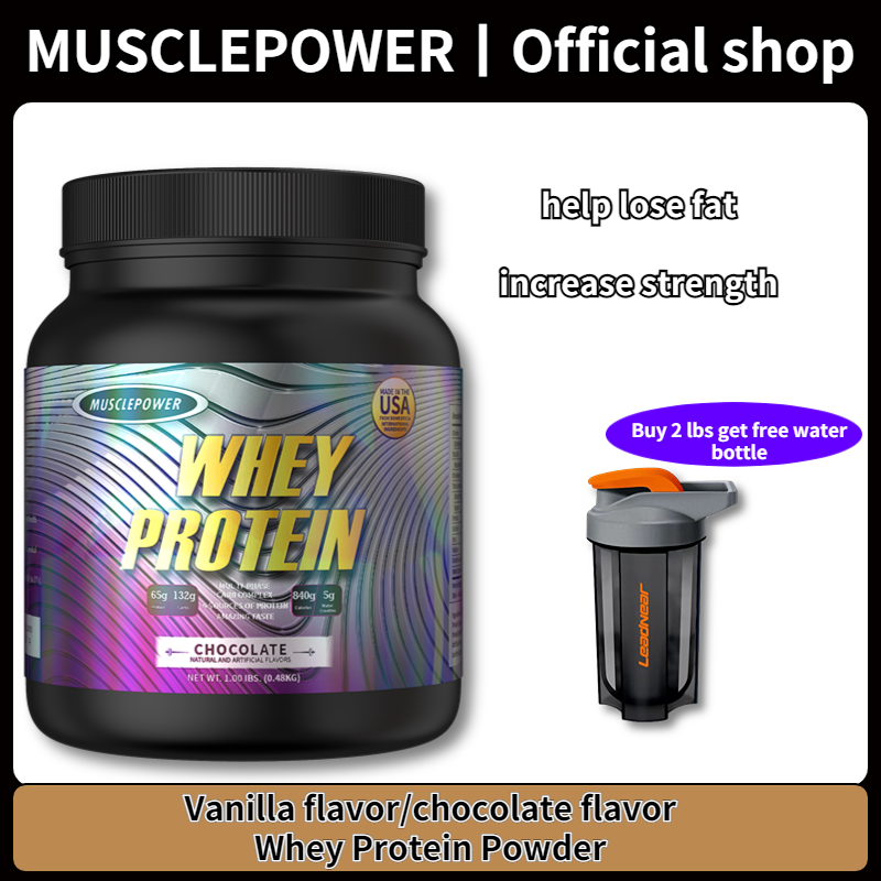 (MUSCLEPOWER Gold Standard) Whey Protein Basic Edition 1LB 100% Whey ...