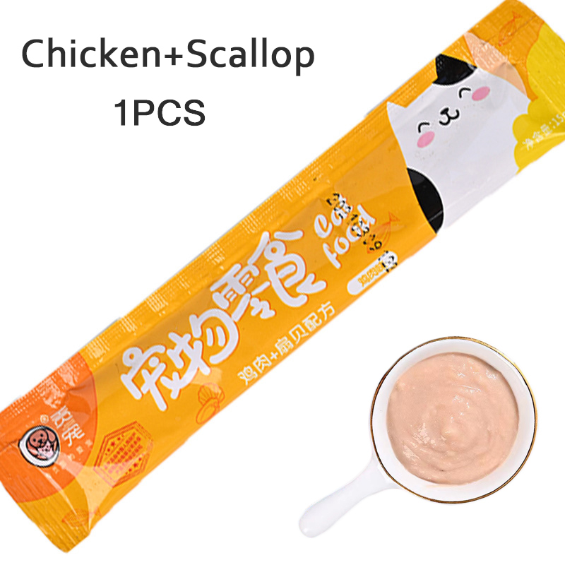 Pet Snacks Cat Strips Cat Kitten Snacks Cat Treats Fresh Wet Food 15g