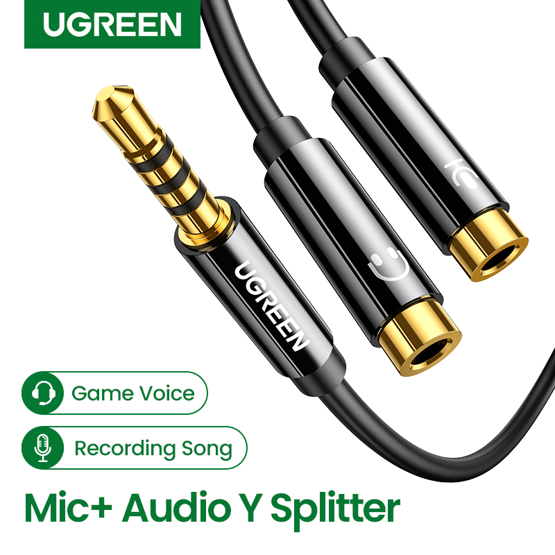 Stereo 1/4"Y Splitter 1Male~2Female Audio Headphone/Headset cable/cord Adapter{N 