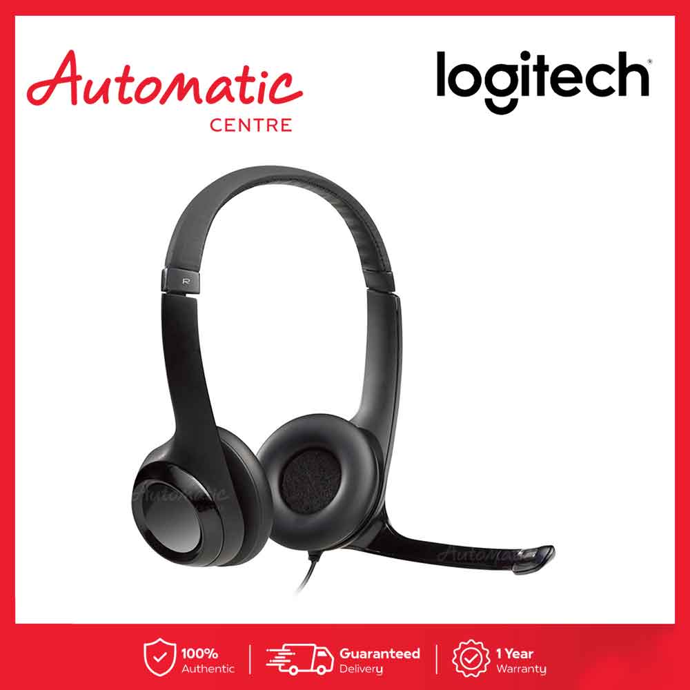 Logitech H390 USB Computer Headset with enhanced digital audio and in